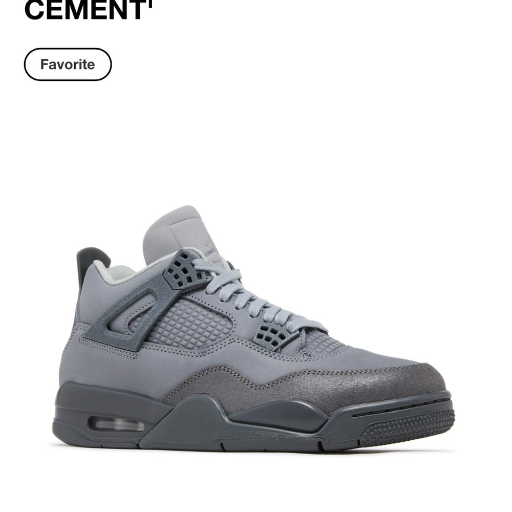 Jordan Gray Cement Sneakers